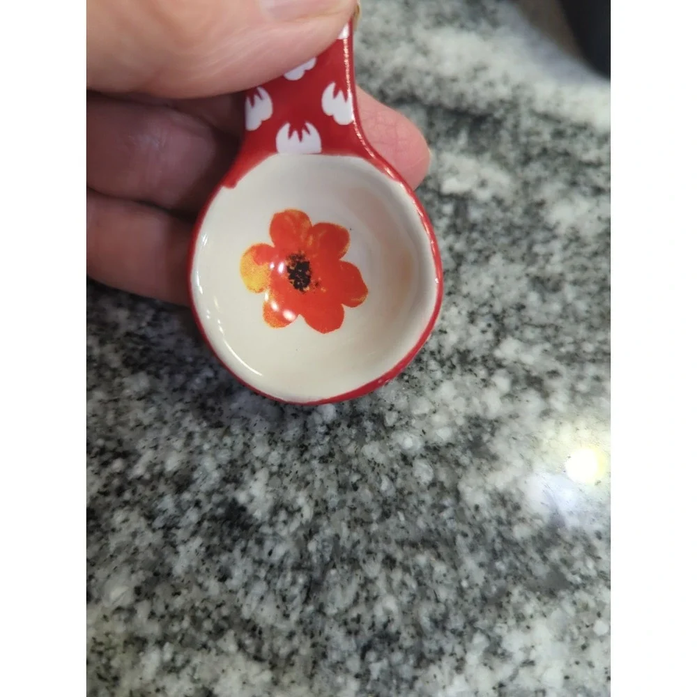 Pioneer Woman Replacement Ceramic Measuring Spoon - Red 1 Teaspoon